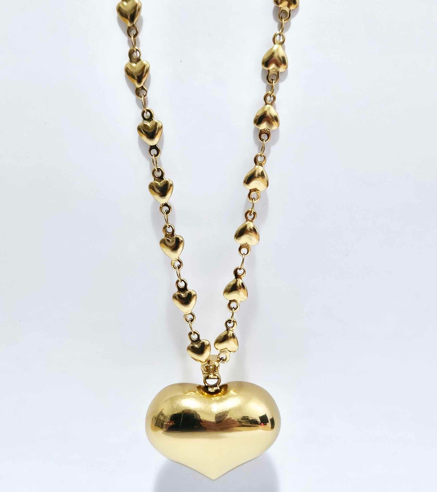 Heart Filled Necklace Chain Water-Proof & Non Tarnishing Necklace
