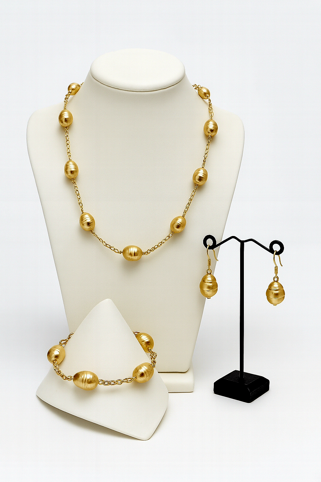 Luxury Gold Shell Pearl Jewellery Set