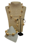 Premium Gold Shell Pearls Set