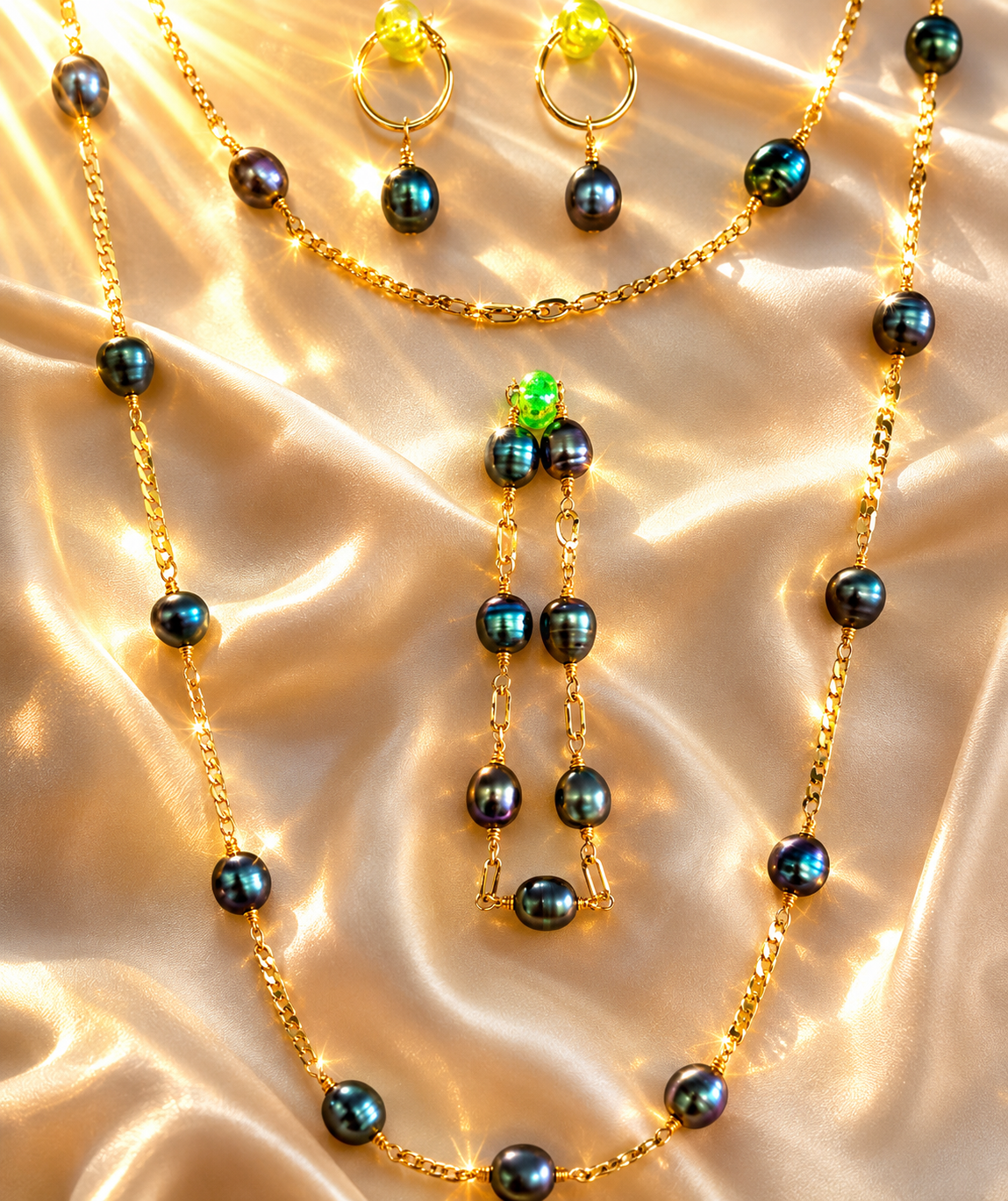 Leilani - Multiple Pearls Set "Rare Beauty Endless Found"