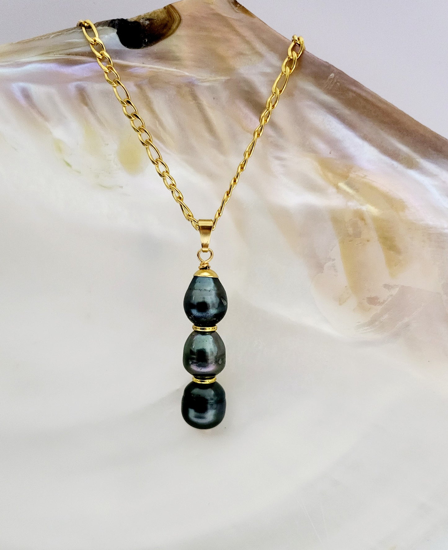 NARITA - 3 Natural Tahitian Pearls Set