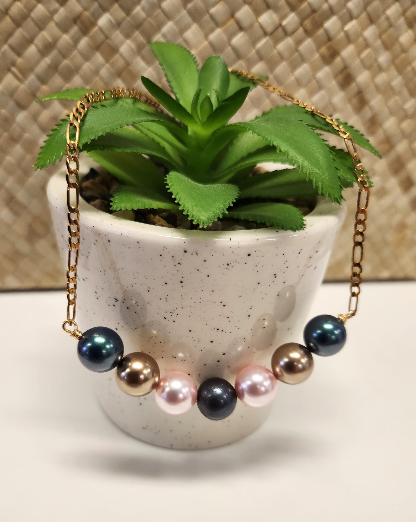 MEINA - 7 Premium Colourful Custom-Made Swarovski Pearl Set