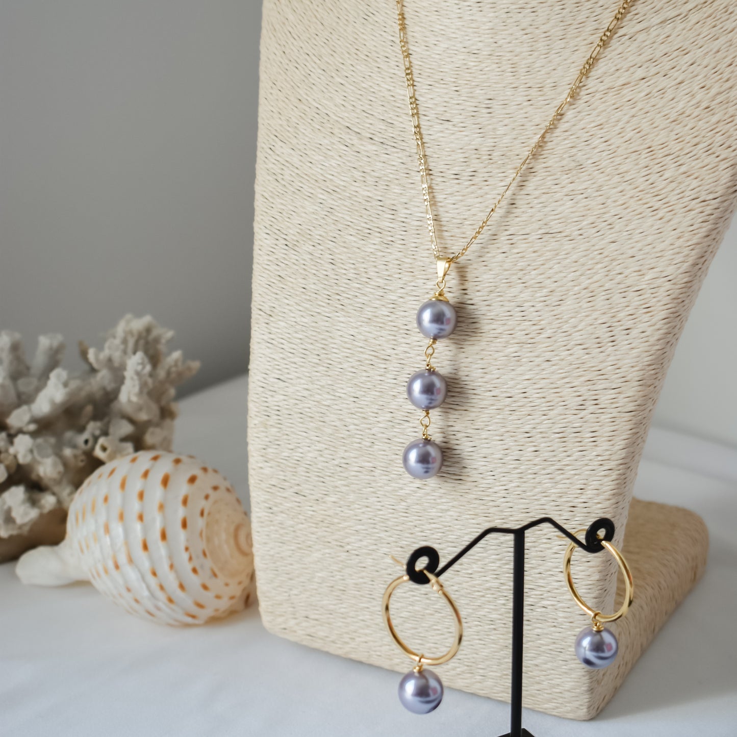 CELESTE - Swarovski Pearl Drop Design Set - MULTICOLOUR VARIETY - 14k Goldfilled
