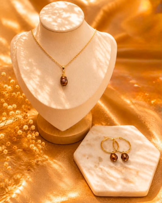Cocoa Pearl Set