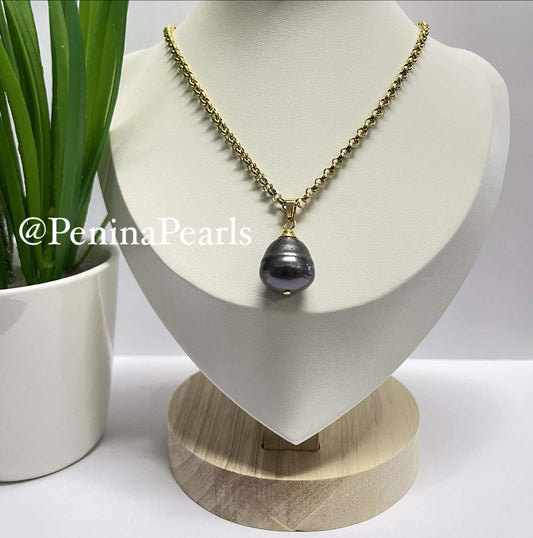 Calista - Big Natural Pearl Necklace