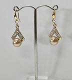 Gold filled Comfortable Gold Premium Shell Pearl Earrings