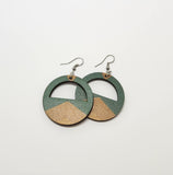 ROUND SUZANNA TAPA DESIGN STATEMENT EARRINGS