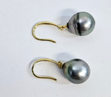 High Grade Authentic Tahitian Pearl Earrings