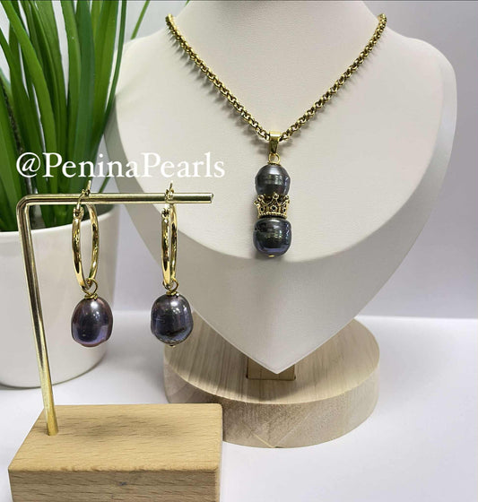 Serelina - Duo Natural Pearl set