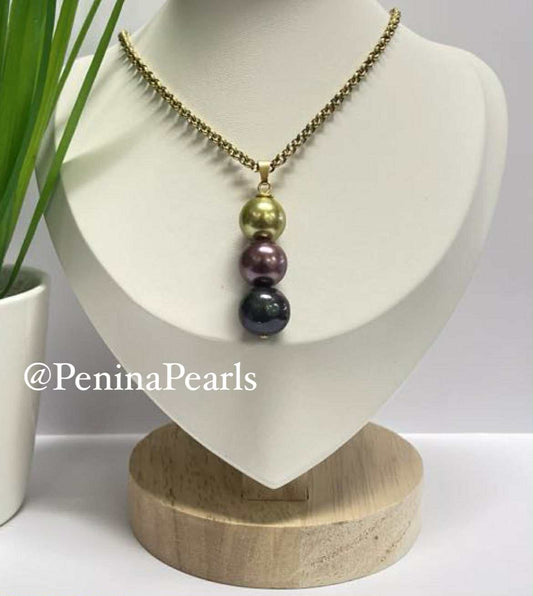 Vaiana - Triple Pearl Necklace