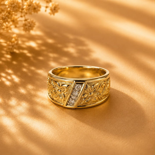 GOLD DESIGN RING