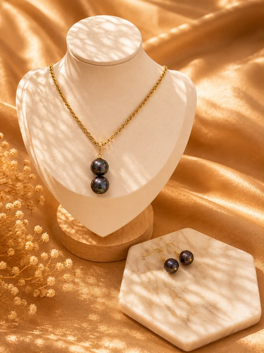 Twilight Pearl Pendant Set