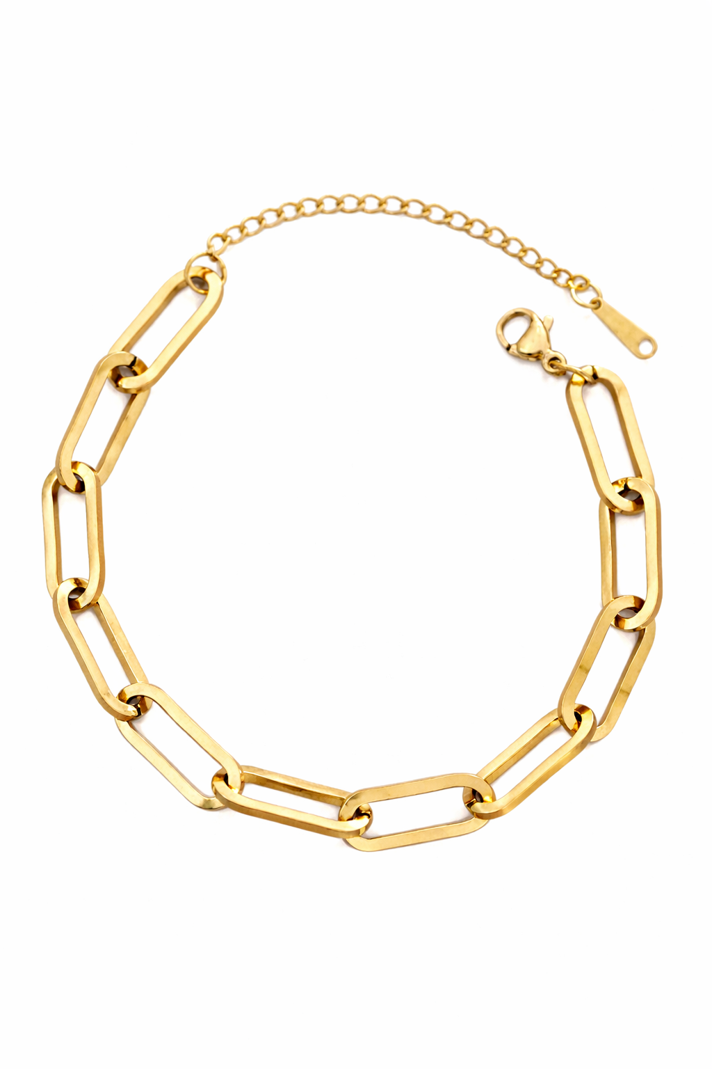Gold Chain Bracelet 18k Gold Plated