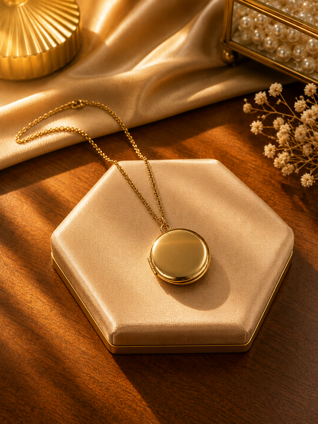 Personalised Locket Necklace – Waterproof • Hypoallergenic • Premium Quality