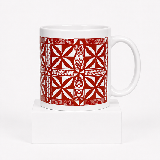 Brown Island Design Mugs
