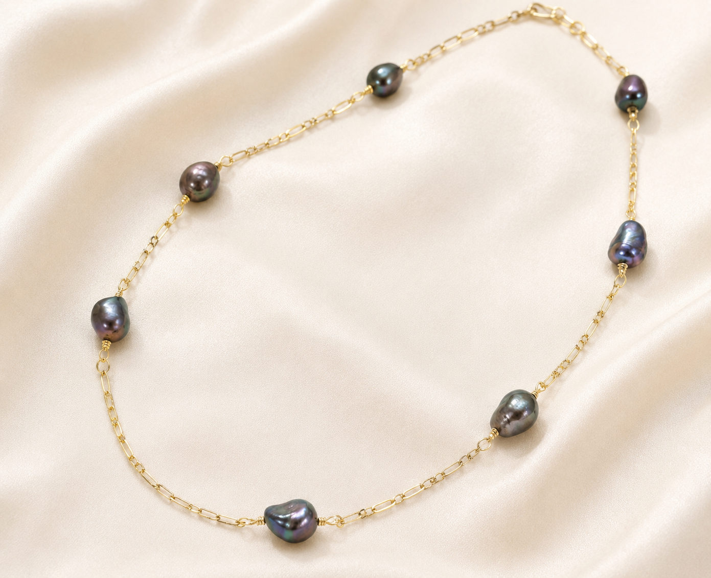 Multiple Natural Freshwater Pearl Necklace