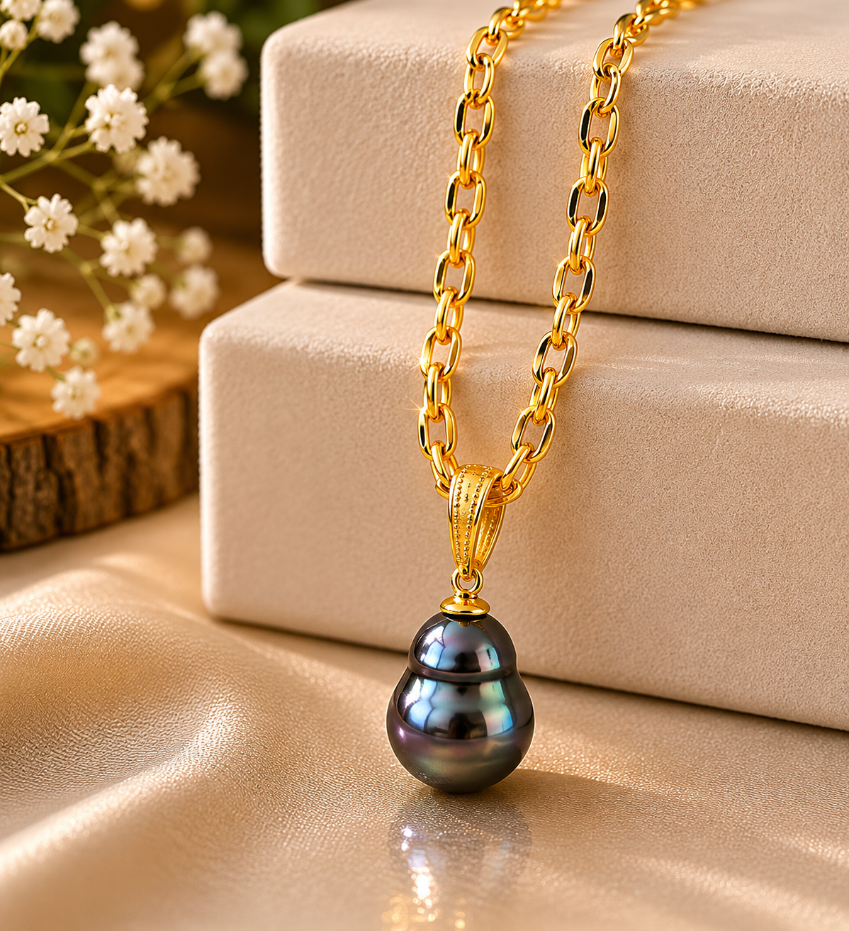 NEW - Classic Pearl Necklace Waterproof