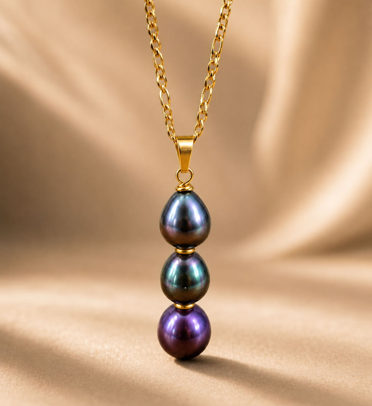 Purplish Premium Freshwater Pearls Necklace