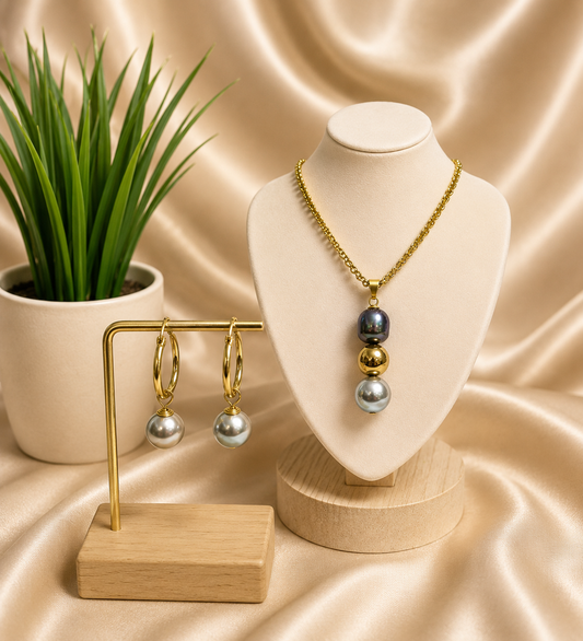 Seraphia - Triple Pearl Set