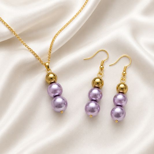 PURPLISH PEARL SET