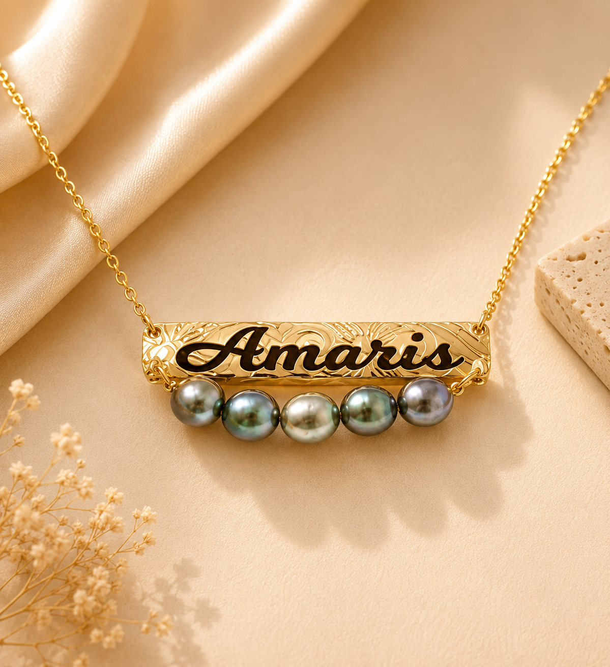 Personalised Pearl Name Necklace