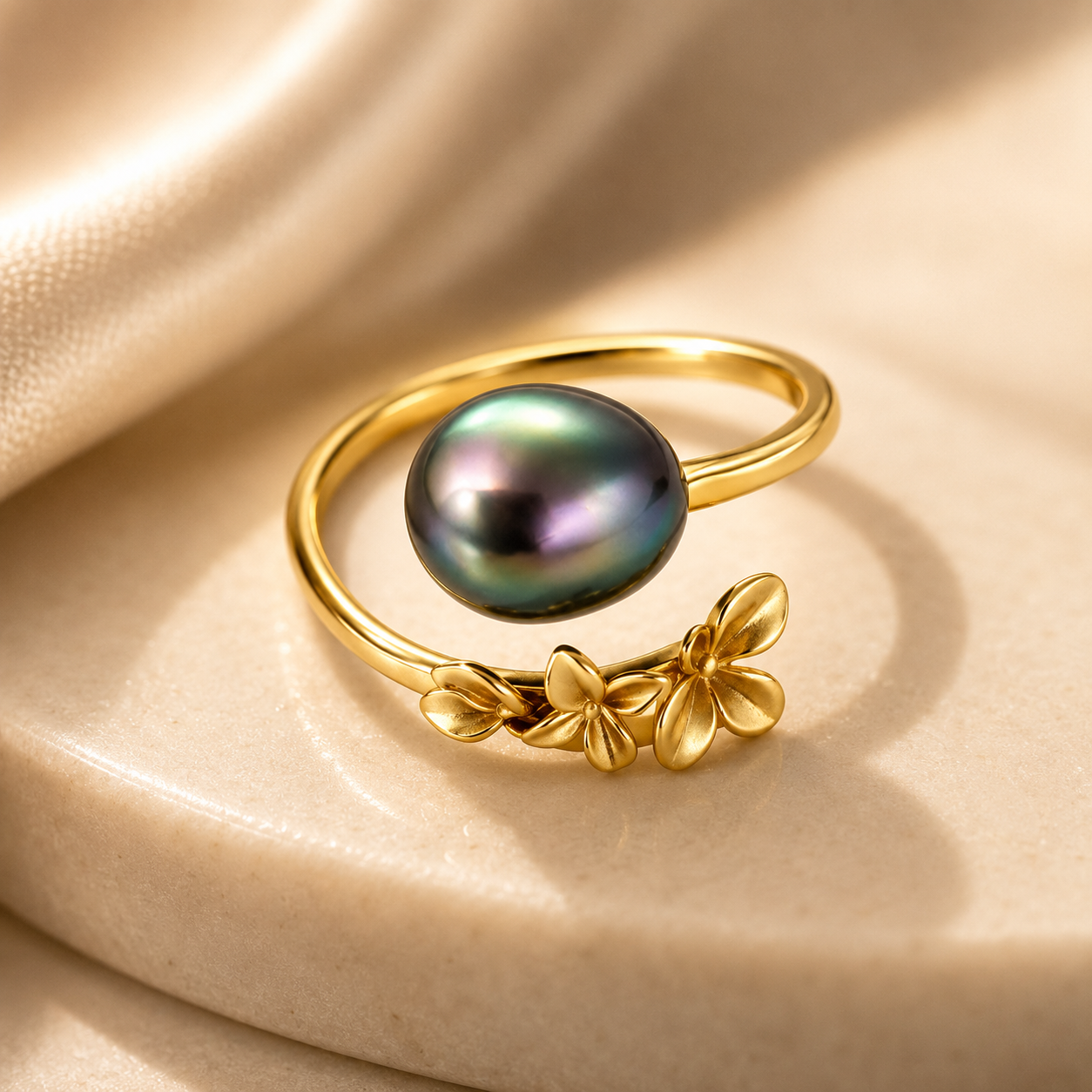 TAHITIAN PEARL RING - Waterproof