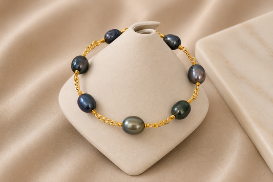 Leilani - (10-14mm) Genuine Tahitian Pearl Bracelet