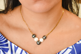 VIVIAN NECKLACE - NATURAL MIXED PEARL NECKLACE - GF