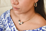 VIVIAN NECKLACE - NATURAL MIXED PEARL NECKLACE - GF