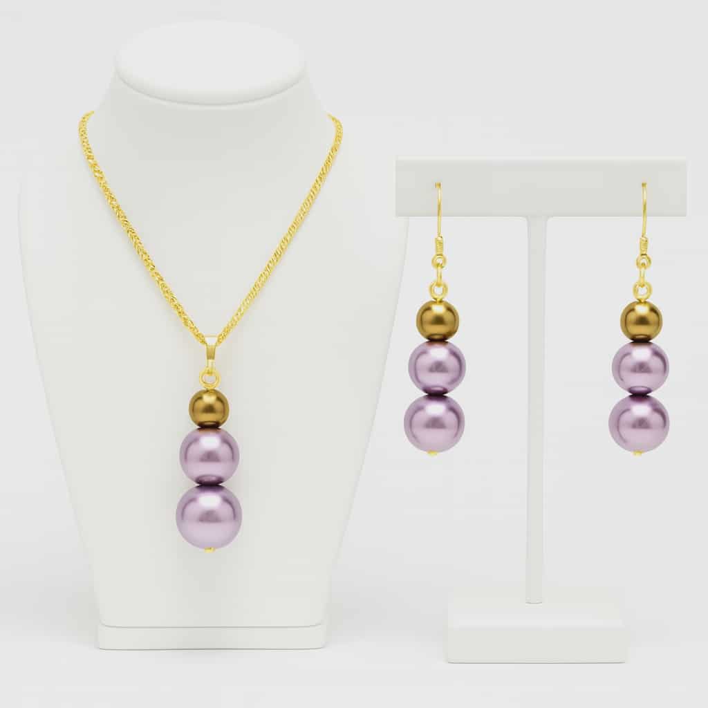 PURPLISH PEARL SET