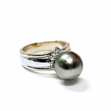 Authentic Tahitian Pearl Ring