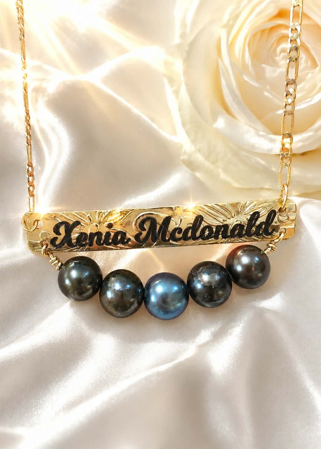 Personalised Pearl Name Necklace