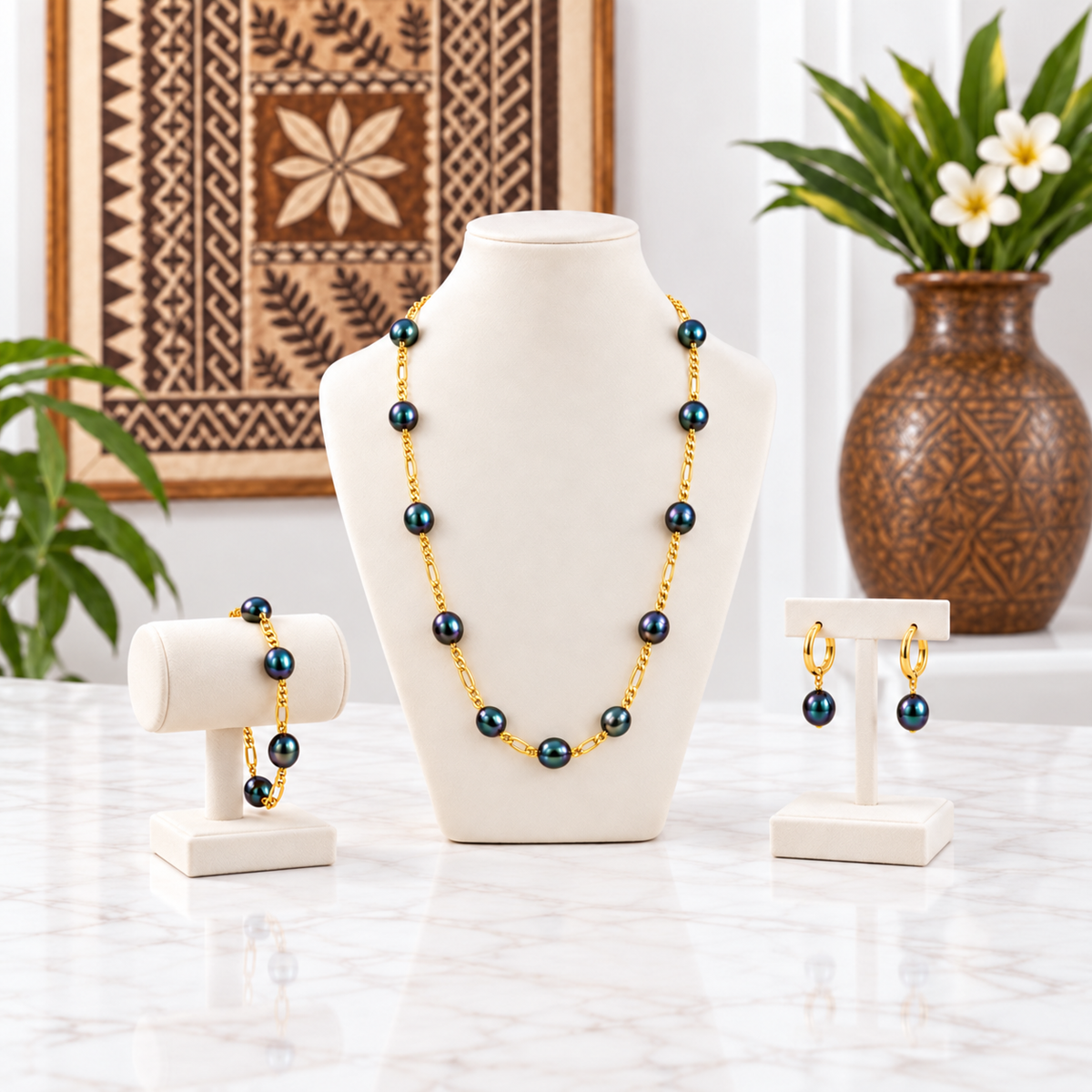 Leilani - Multiple Pearls Set "Rare Beauty Endless Found"