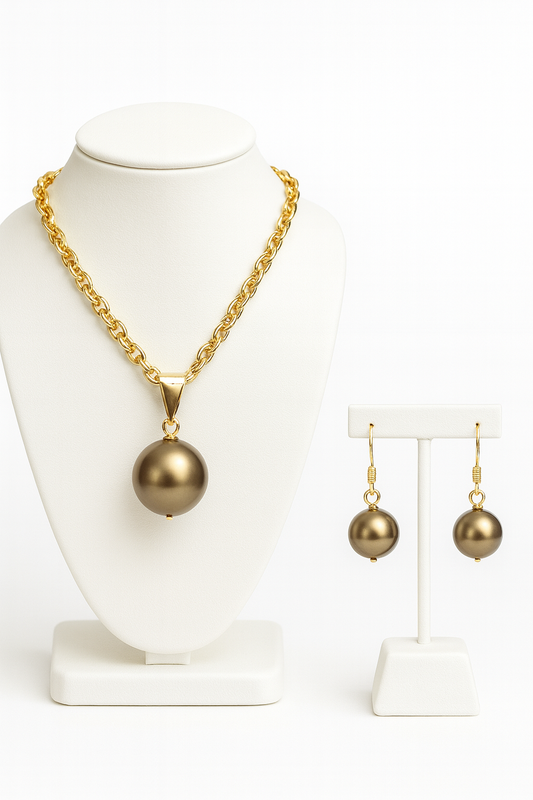 Olive Green Pearl Set