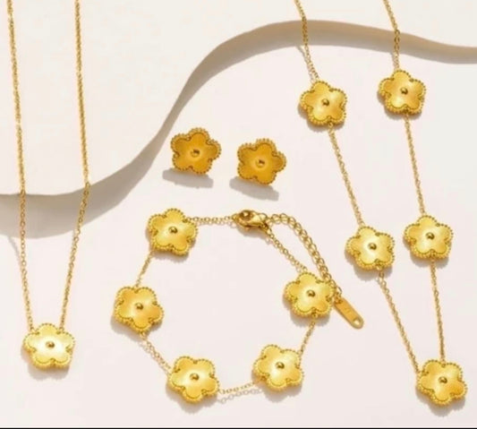"NEW"-Minimalist 4 Pieces (Full set) 18KGold Plated Waterproof