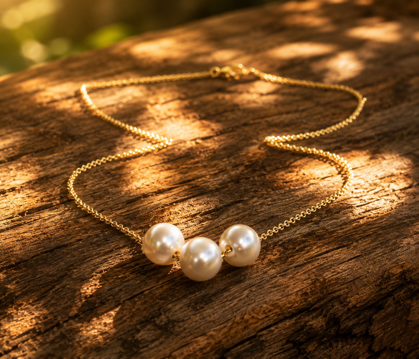 Trio Pearl Pendant & Hoop Set – Elegant. Radiant. Timeless.