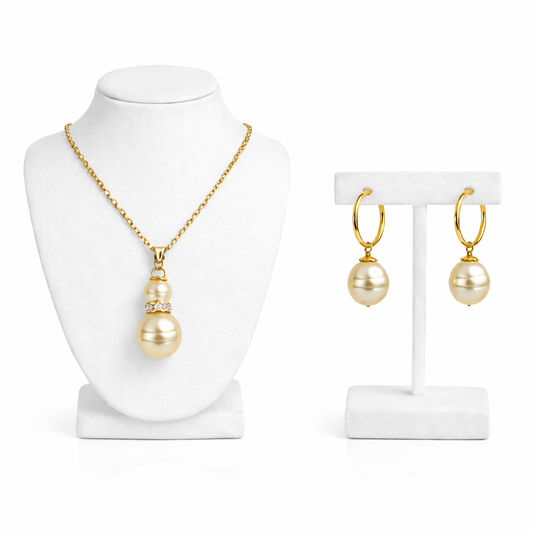 Golden Glow Pearl Set