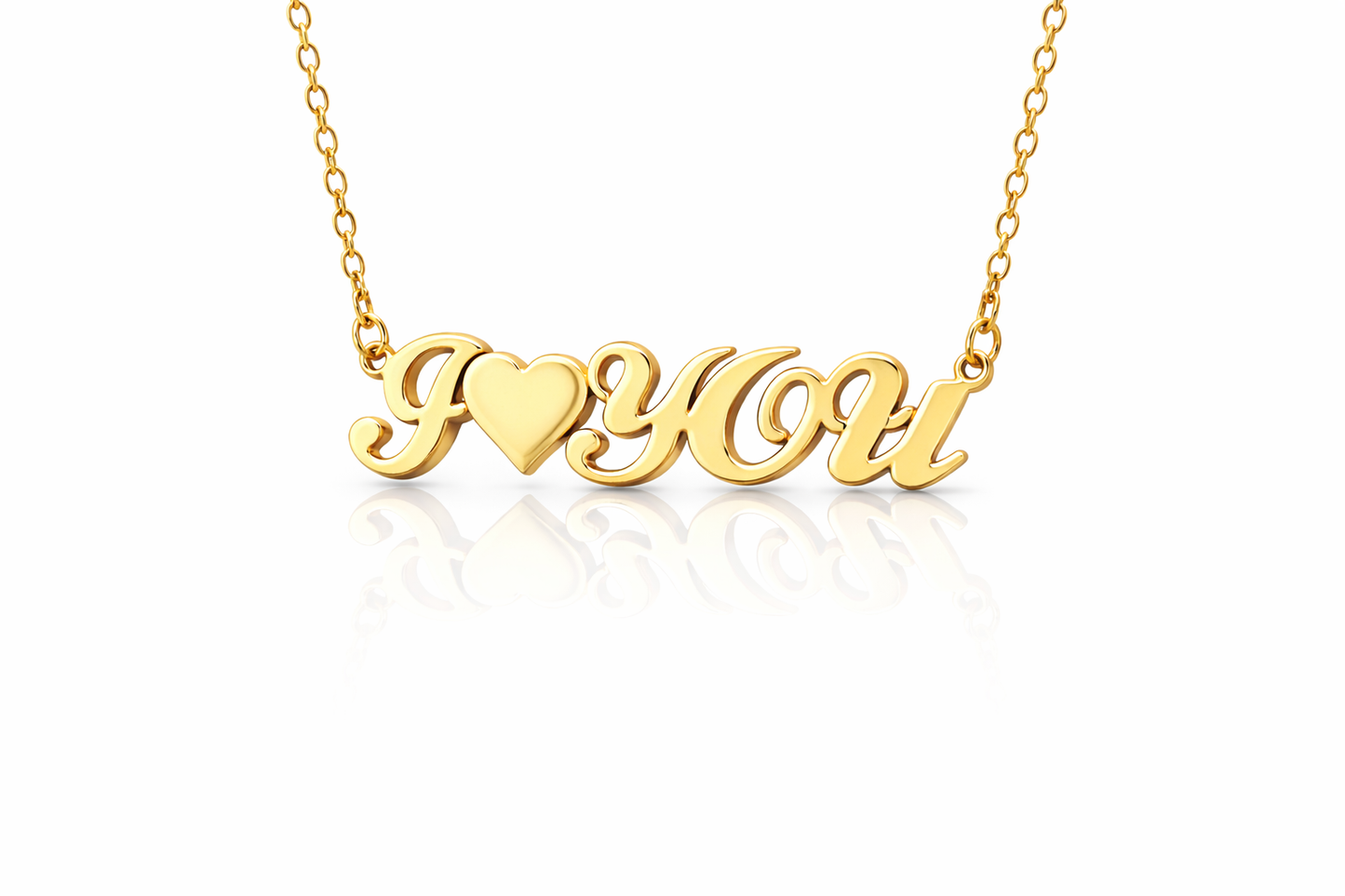 “I♡YOU” – A Timeless Personalised Pendant of Love