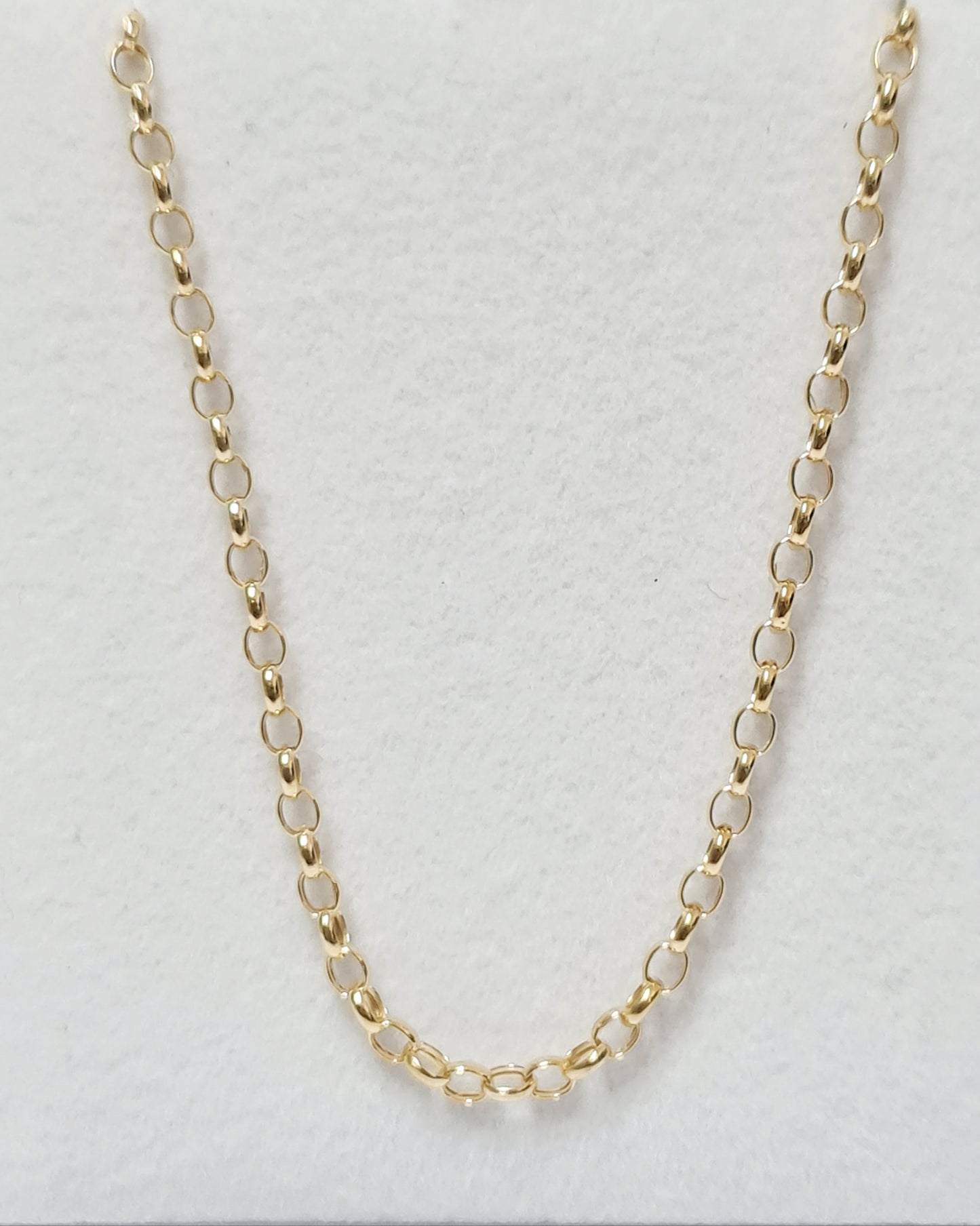 9crts Gold cable chains - 60cm