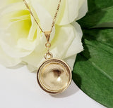 New ARRIVAL! TANOA GOLD Pendant Necklace with Solid 14k Gold-Filled Chain