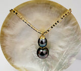 Marita - New Gold-Filled Gorgeous Tahitian Blending with Swarovski Pearl Set