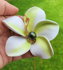 SWIVEL Tahitian Pearl Pendant Necklace