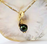 SWIVEL Tahitian Pearl Pendant Necklace