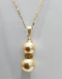 TRALYN - Yellow Gold Premium Swarovski Pearl Set