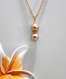 CALYN - Champagne Premium Swarovski Pearl Set