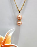 CALYN - Champagne Premium Swarovski Pearl Set