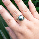 TEORA - A-GRADE TAHITIAN PEARL RING