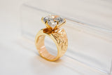 AVAIMOANA - GOLDFILLED CZ DIAMOND RING