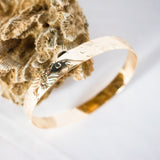 SINALEI - Brand New Island Style Tribal Pattern Gold-Filled Bangle