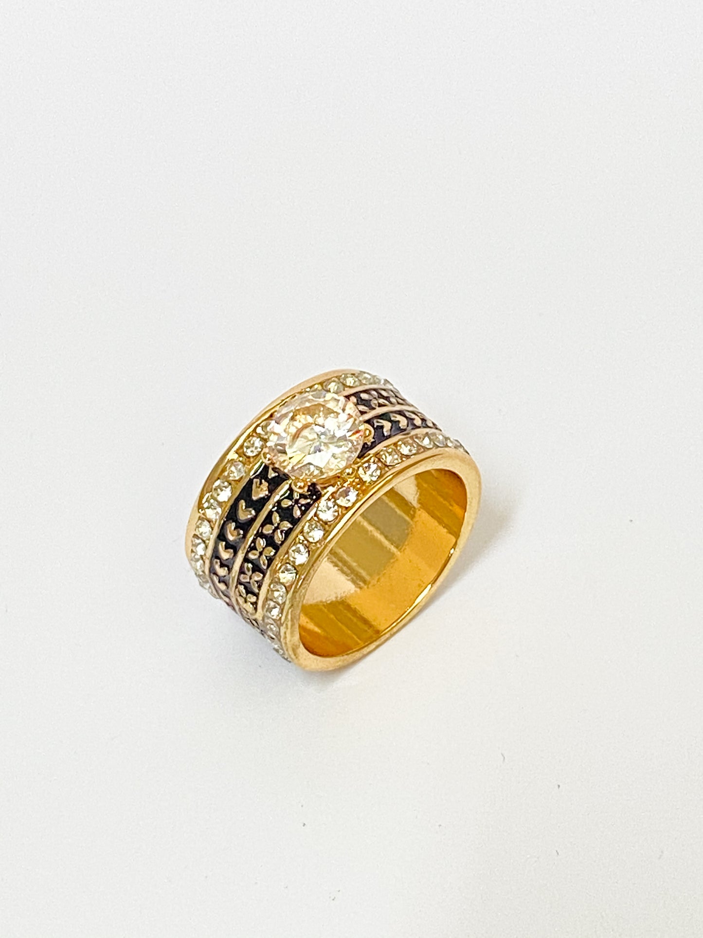FILIALOFA - Cubic Zirconia Tribal Design Ring